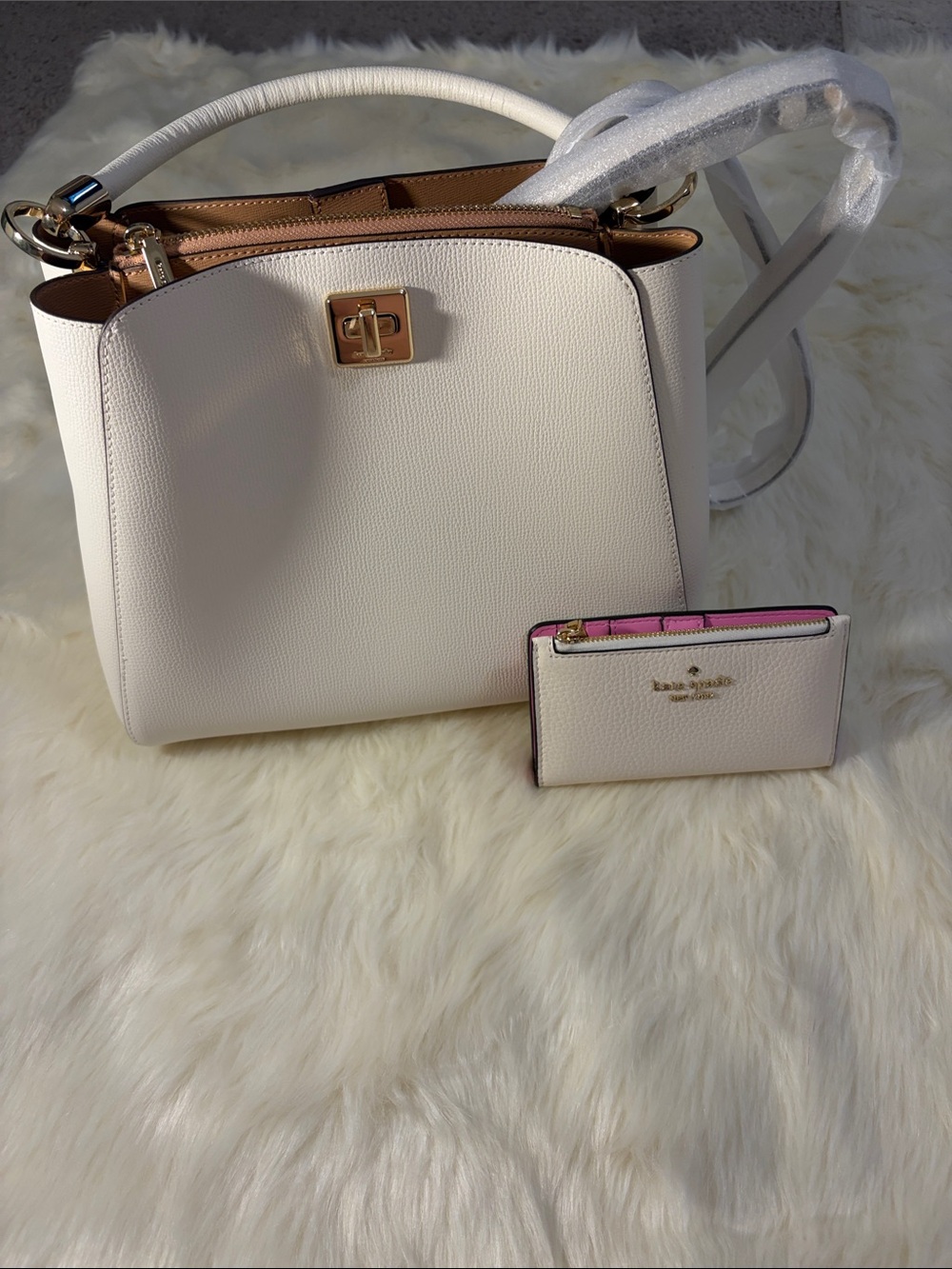 Kate Spade Phoebe Top Handle Satchel  with Matching Slim Wallet